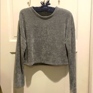 SUPER SOFT SWEATER CROP